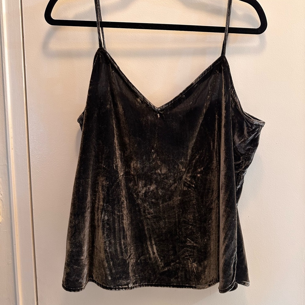 Velvet Black Cami Top